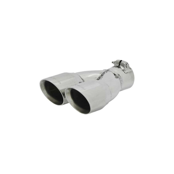 Exhaust Tip Logo Embossed Polished