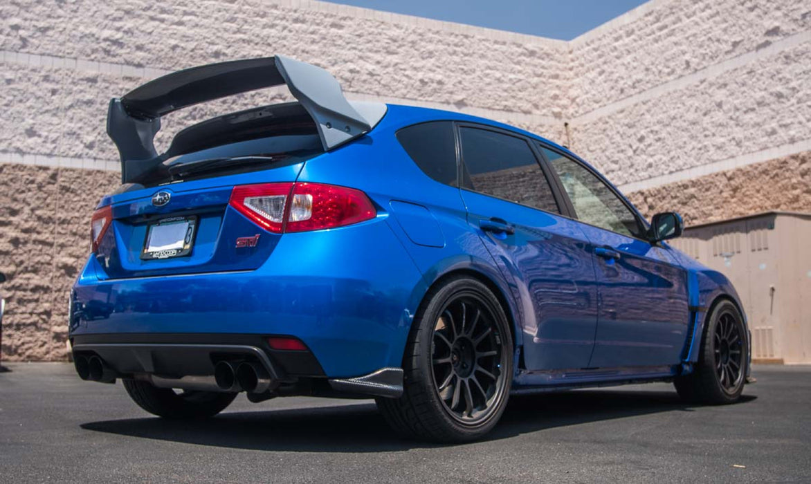 VR Aero Carbon Fiber Rally Wing Subaru STI Hatchback Only 2008-2014