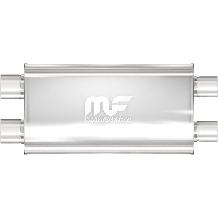 Muffler Stainless 3in Dual In/Out