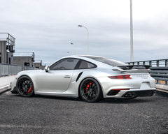 VR Forged D03-R Wheel Package Porsche 991 Turbo 20x9.0 20x12.0 Gloss Black