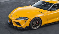 Vivid Racing Aero Dry Carbon 4 pc Front Lip Toyota Supra A90 MKV 2020