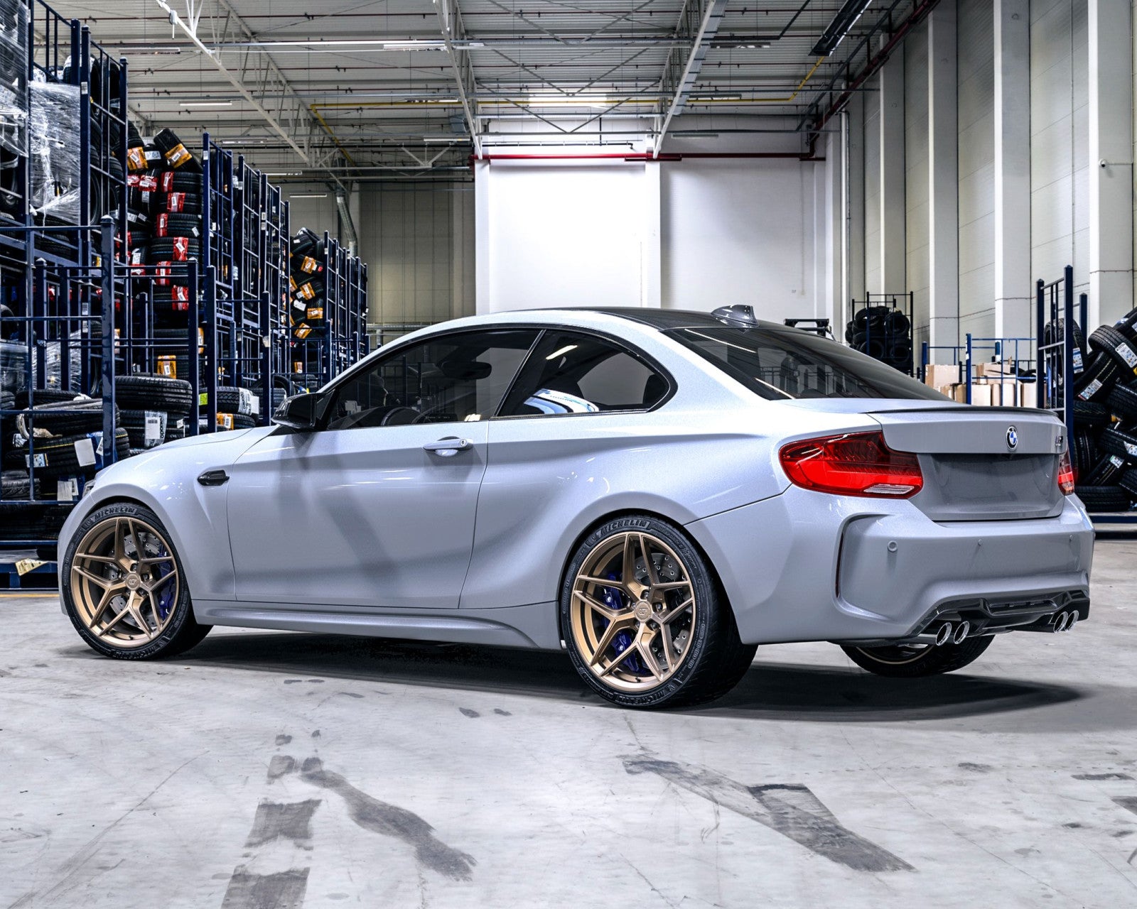 VR Forged D04 Wheel Package BMW M2 19x9.5 19x10.5 Satin Bronze