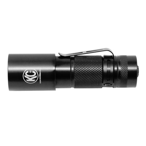 KC Hilites 4 in LED Flashlight - Adjustable Focus - Black - 7W