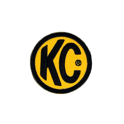 KC HiLiTES 7003 KC Patch KC Embroidered Logo Round 2.5in