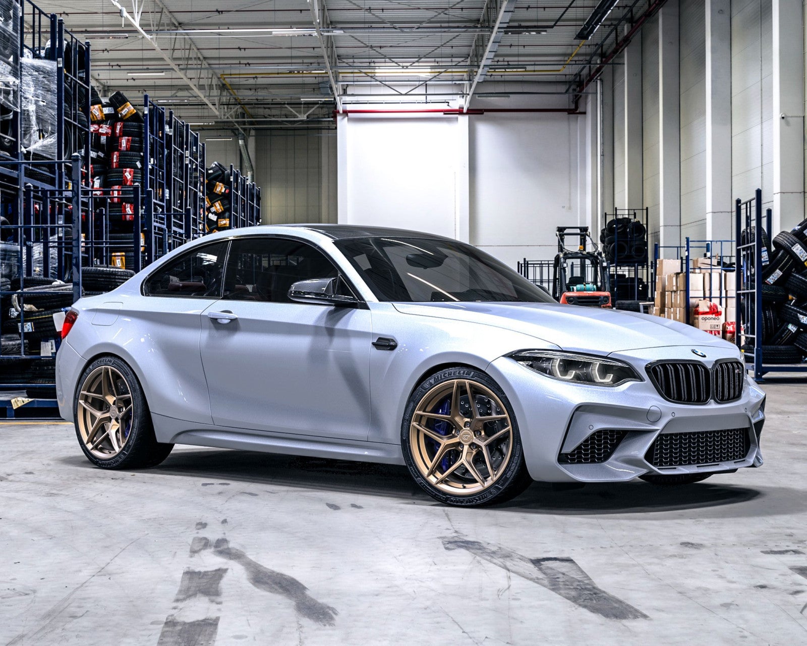 VR Forged D04 Wheel Package BMW M2 19x9.5 19x10.5 Satin Bronze