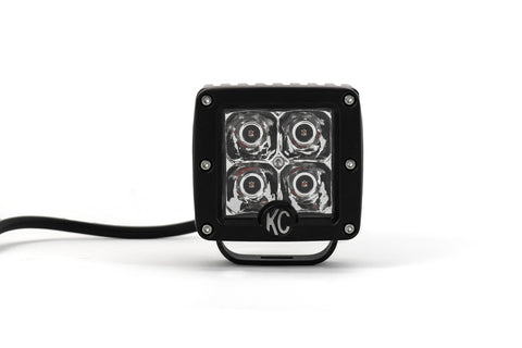 KC HiLiTES 1315 KC C-Series C3 3in LED Spot Amber 1-Light Universal
