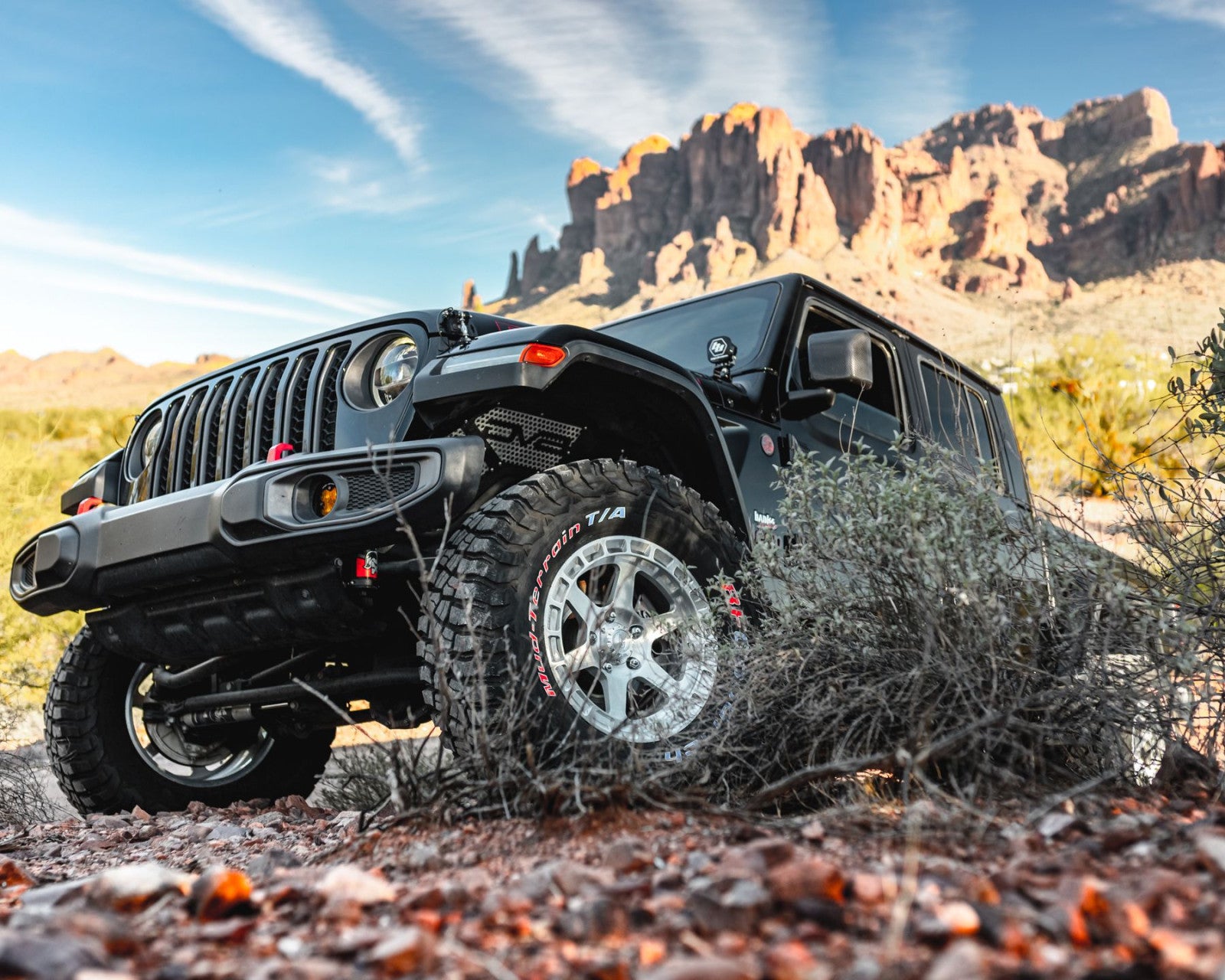 VR Forged D14 Wheel Package Jeep Wrangler JK JL | Gladiator 17x8.5 Brushed