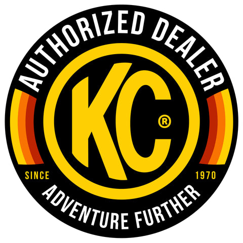 KC Hilites 8 in Decal - Authorized KC Dealer