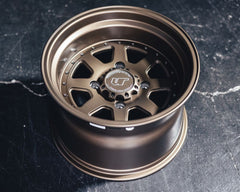 VR Forged D15 Wheel Package Trail Polaris RZR 15x7 Satin Bronze