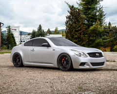 VR Forged D03-R Wheel Package Infiniti G37 19x9.5 19x10.5 Gloss Black