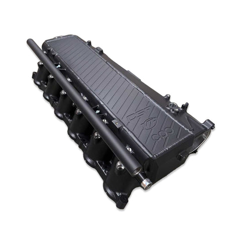 CSF BMW G-Chassis/A90 Supra B58 Charge-Air Cooler Manifold in Thermal Dispersion Black