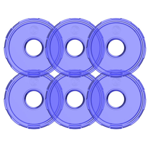 KC HiLiTES Cyclone V2 LED - Replacement Lens - Blue - 6-PK
