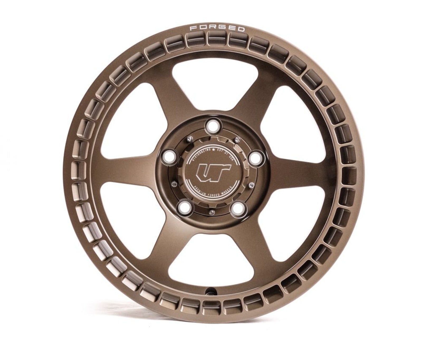 VR Forged D07 Wheel Package Toyota Tundra | Land Cruiser 17x9 Satin Bronze