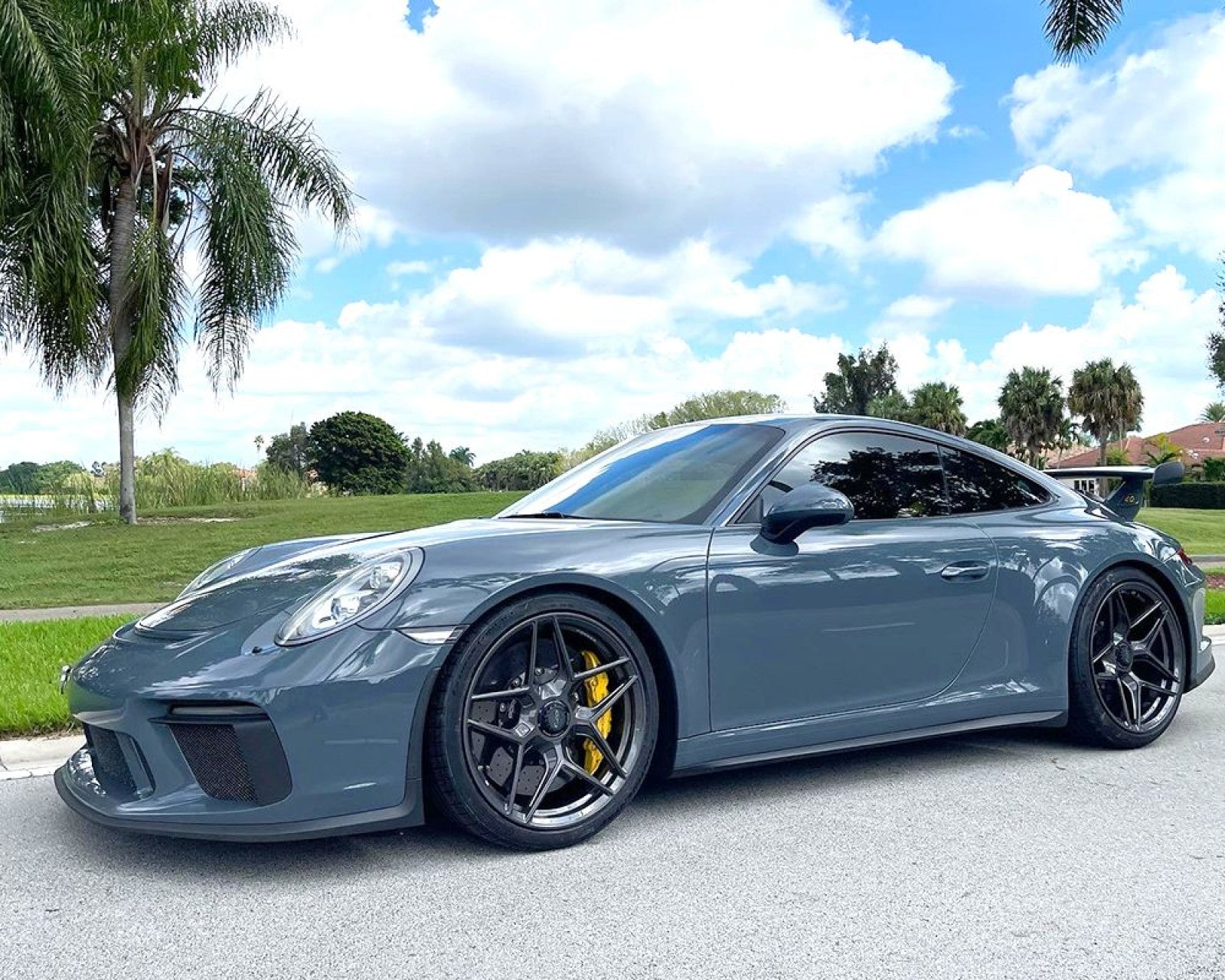 VR Forged D04 Wheel Package Porsche 991 Turbo | 991 GT3 20x9.0 20x12 Centerlock Gunmetal