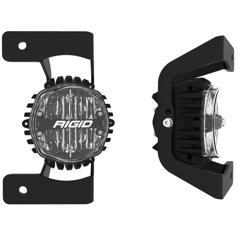 2018-2021 Jeep Rubicon JL & 2019-2021 Gladiator JT 3 Piece Steel Performance Bumper Fog Mount Kit, Includes 1 Pair 360-Series 4 Inch SAE SELECTIVE YELLOW