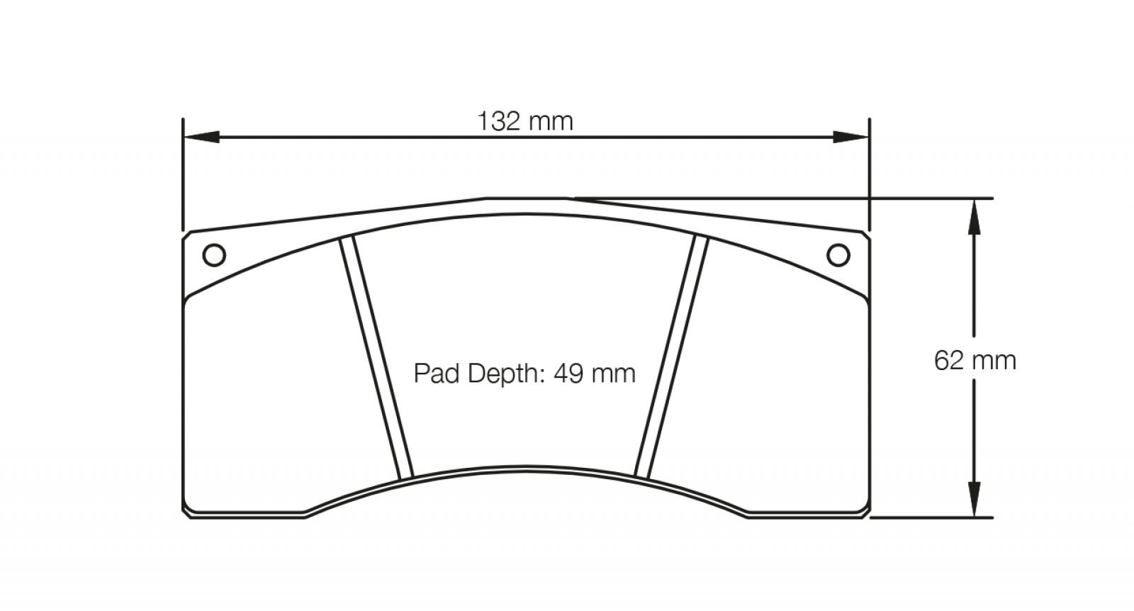 Pagid Racing 8267 RSL1 Compound Brake Pads