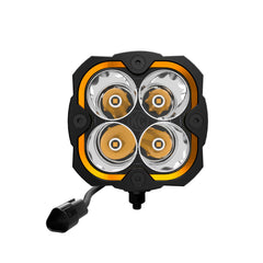 KC HiLiTES 97138 KC FLEX ERA 4 LED 5in Spot 2-Light System 2007-2018 Jeep Wrangler JK