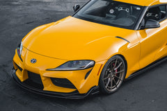 Vivid Racing Aero Dry Carbon 4 pc Front Lip Toyota Supra A90 MKV 2020