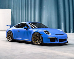 VR Forged D04 Wheel Package Porsche 991 Turbo | 991 GT3 20x9.0 20x12 Centerlock Satin Bronze
