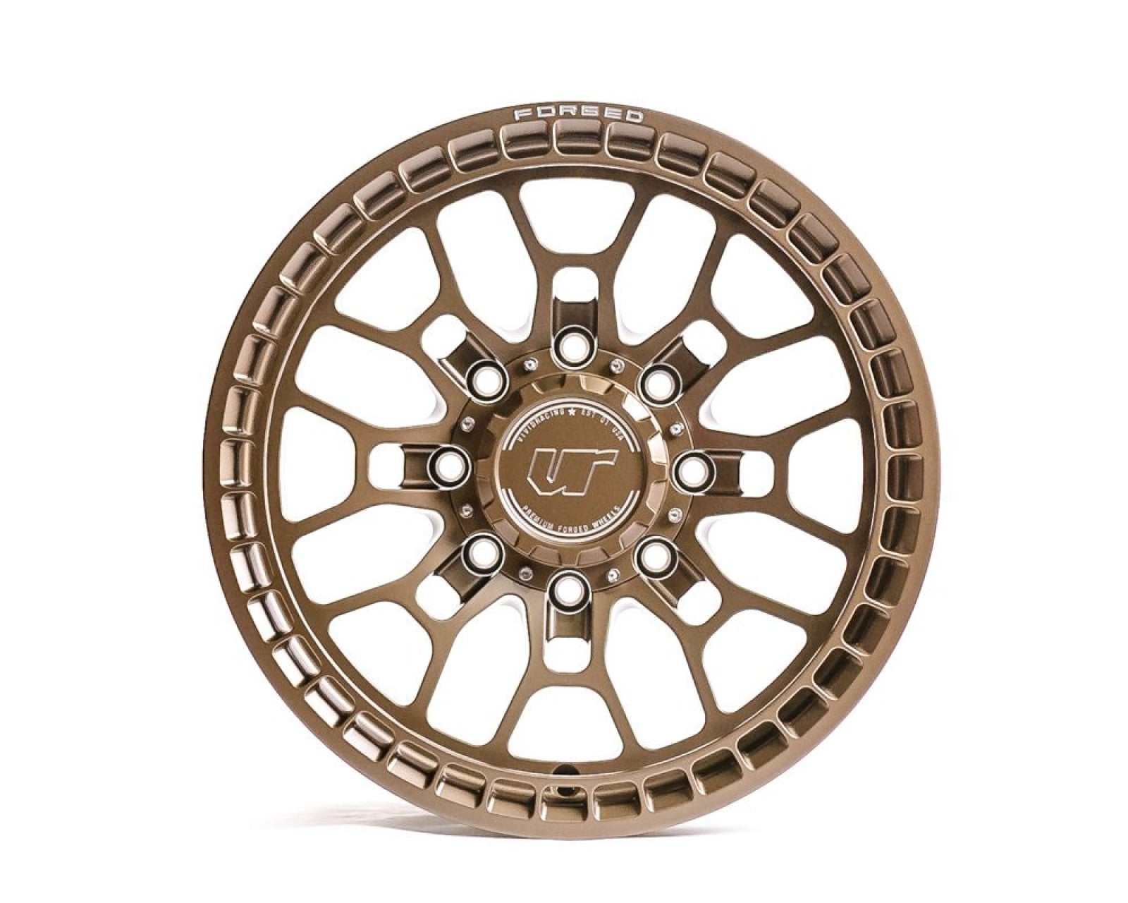 VR Forged D02 Wheel Package Ford F250 | F350 18x9 Satin Bronze