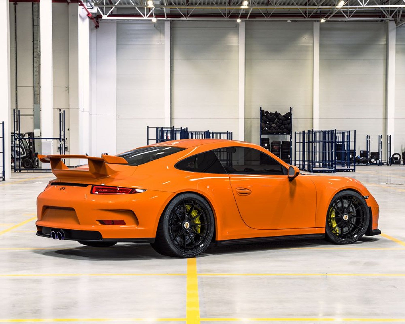 VR Forged D03-R Wheel Package Porsche 991 GT3 |991 Turbo 20x9 20x12  Centerlock Matte Black