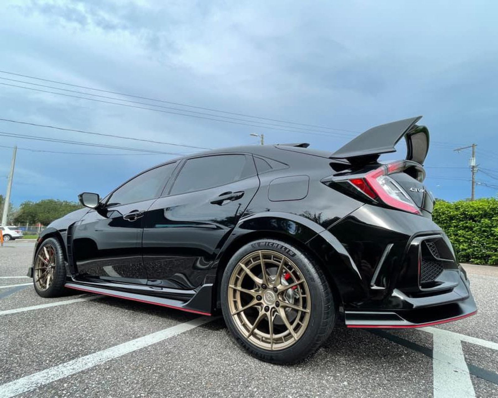 VR Forged D03-R Wheel Package Honda Civic Type-R 18x9.5 Satin Bronze