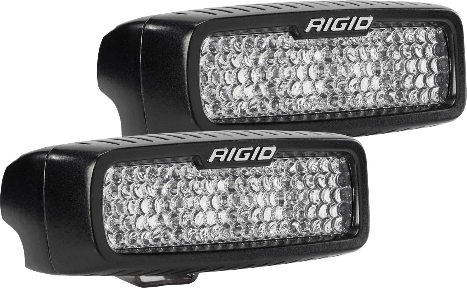 RIGID Industries 905513 RIGID SR-Q Series PRO, Flood Diffused, Surface Mount, Black Housing, Pair