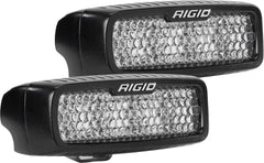 RIGID Industries 905513 RIGID SR-Q Series PRO, Flood Diffused, Surface Mount, Black Housing, Pair