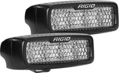 RIGID Industries 905513 RIGID SR-Q Series PRO, Flood Diffused, Surface Mount, Black Housing, Pair