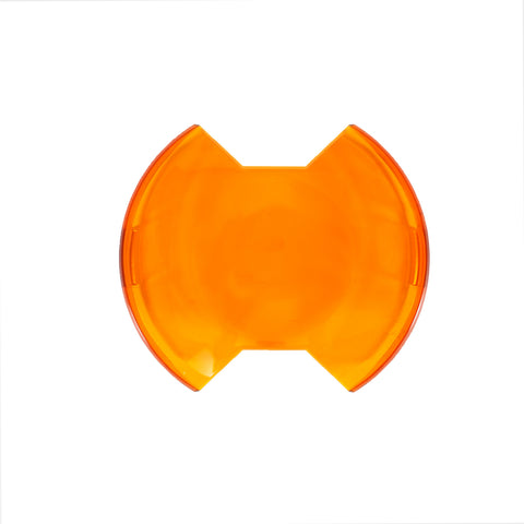 KC HiLiTES 6 inch SlimLite LED - Light Shield - Amber