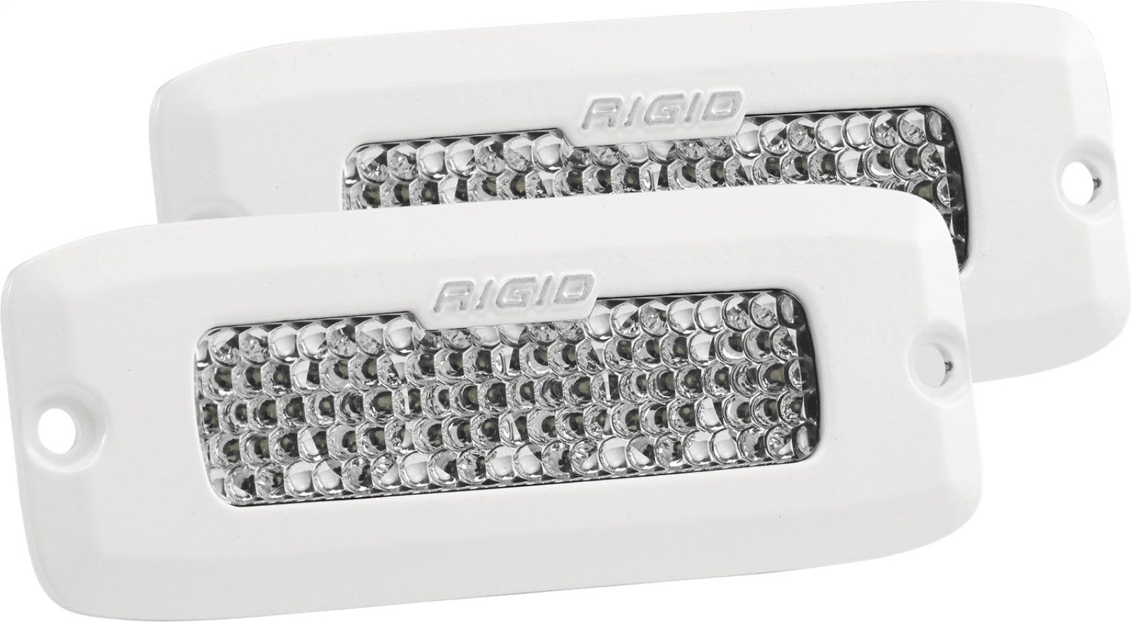 RIGID Industries 975513 RIGID SR-Q Series PRO, Drive Diffused Flush Mount, White Housing, Single