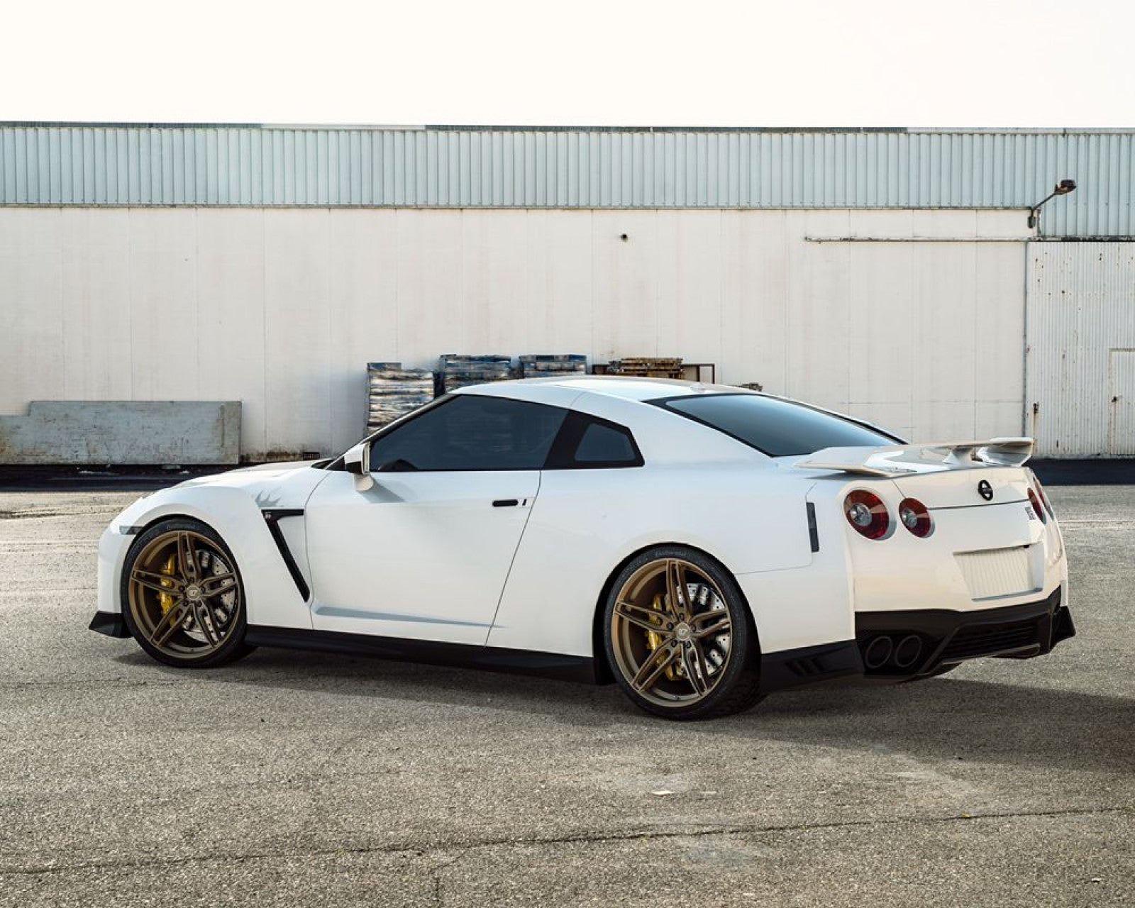 VR Forged D10 Wheel Package Nissan GT-R 20x10 20x12 Satin Bronze