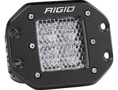 RIGID D-Series PRO LED Light, Diffused Lens, Flush Mount, Single