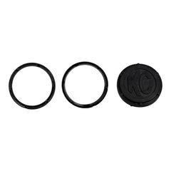 KC HiLiTES 30551 KC Bezel Rings KC FLEX Single Black 2PK