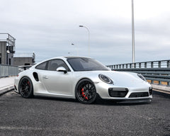 VR Forged D03-R Wheel Package Porsche 991 Turbo 20x9.0 20x12.0 Gloss Black