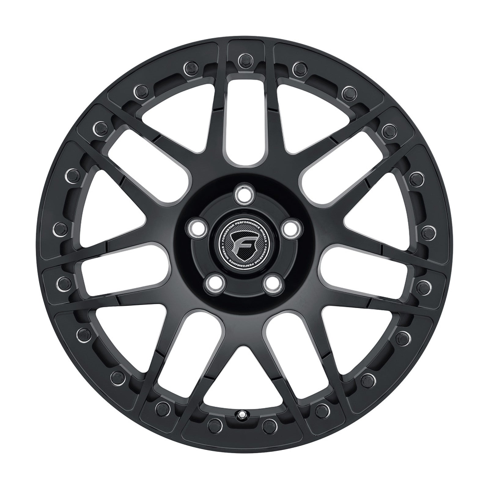 Forgestar 17x10 F14 Beadlock 5x120 ET45 BS7.3 Satin BLK 78.1 Wheel
