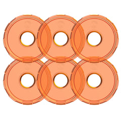 KC HiLiTES Cyclone V2 LED - Replacement Lens - Amber - 6-PK