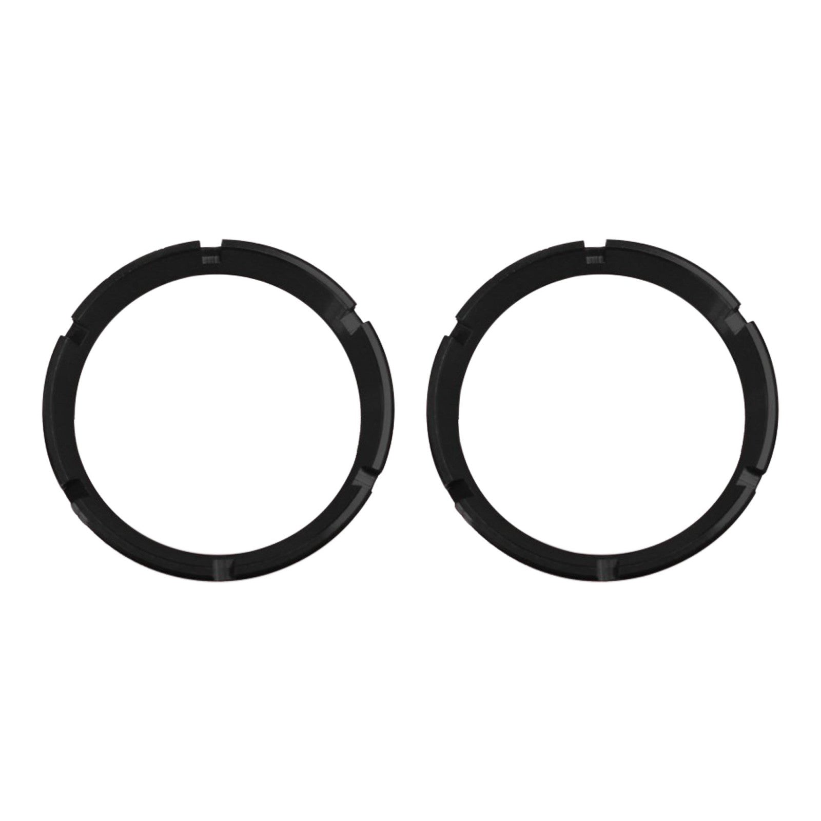 KC HiLiTES 30551 KC Bezel Rings KC FLEX Single Black 2PK