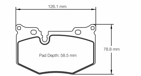 Pagid Racing 8279 RSL1 Compound Brake Pads