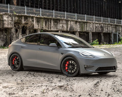 VR Forged D03-R Wheel Package Tesla Model Y 21x9.5 21x10.5 Gloss Black