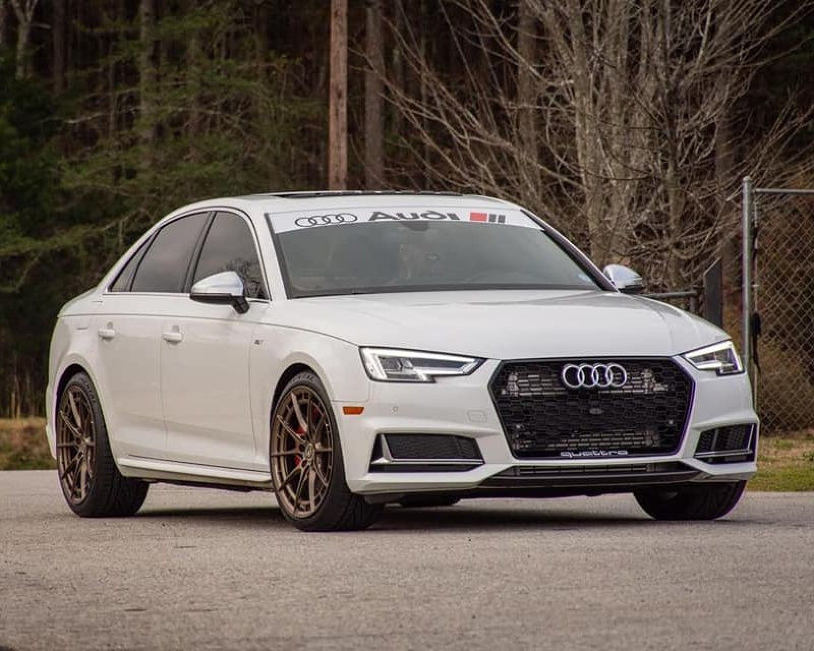 VR Forged D03-R Wheel Package Audi A4 S4 B8 B9 19x9.5 Satin Bronze