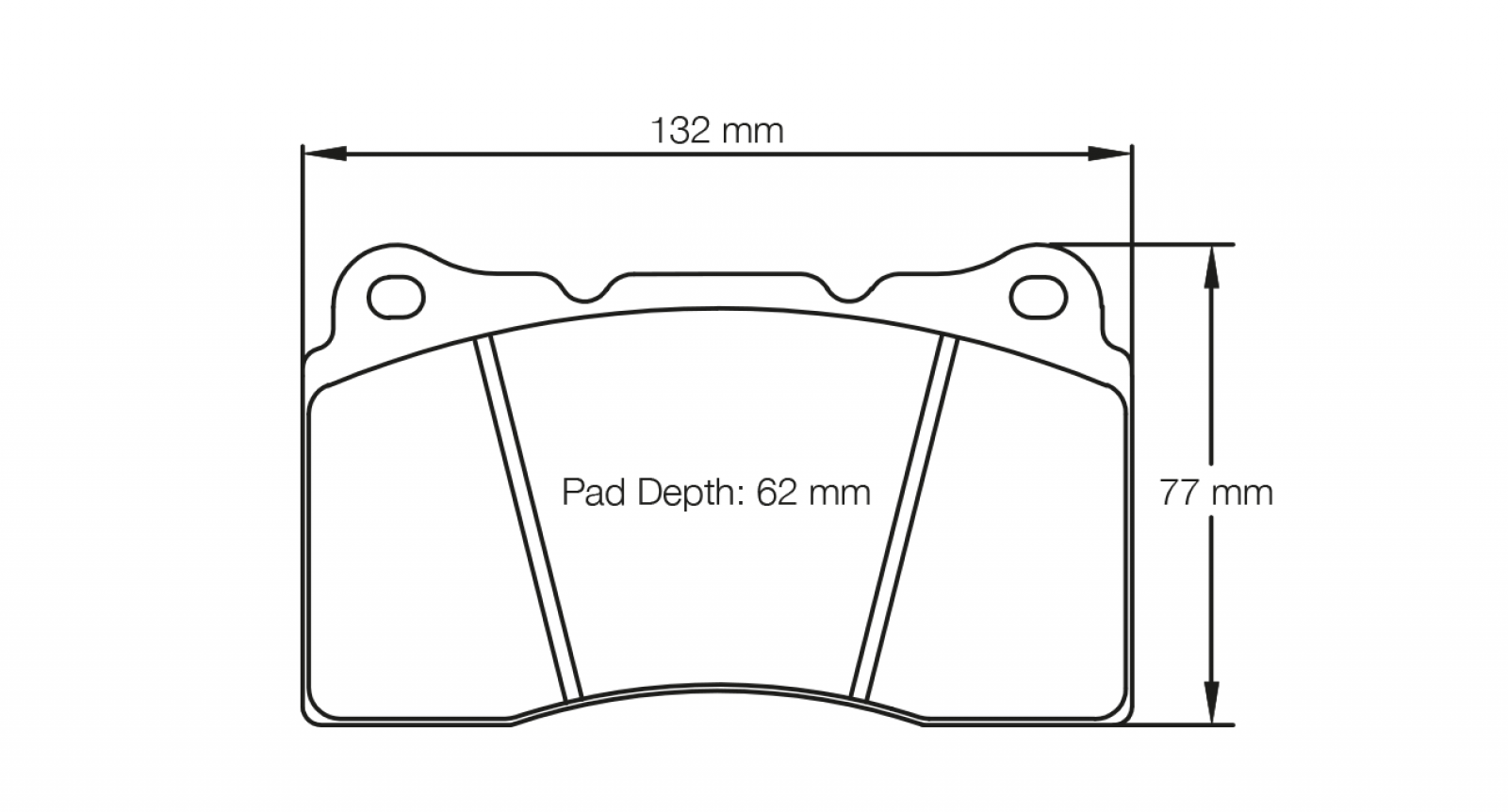 Pagid Racing 2487 RST2 Compound Brake Pads