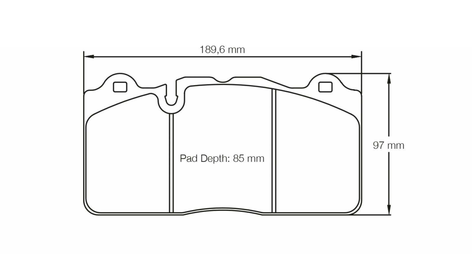 Pagid Racing 8091 RSC3 Compound Brake Pads