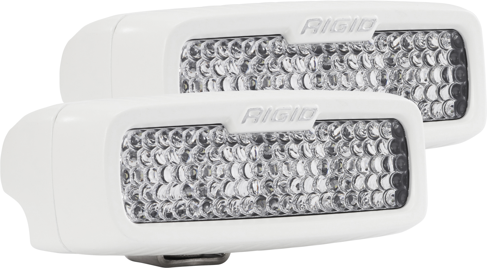 RIGID Industries 945513 RIGID SR-Q Series PRO, Flood Diffused, Surface Mount, White Housing, PAIR