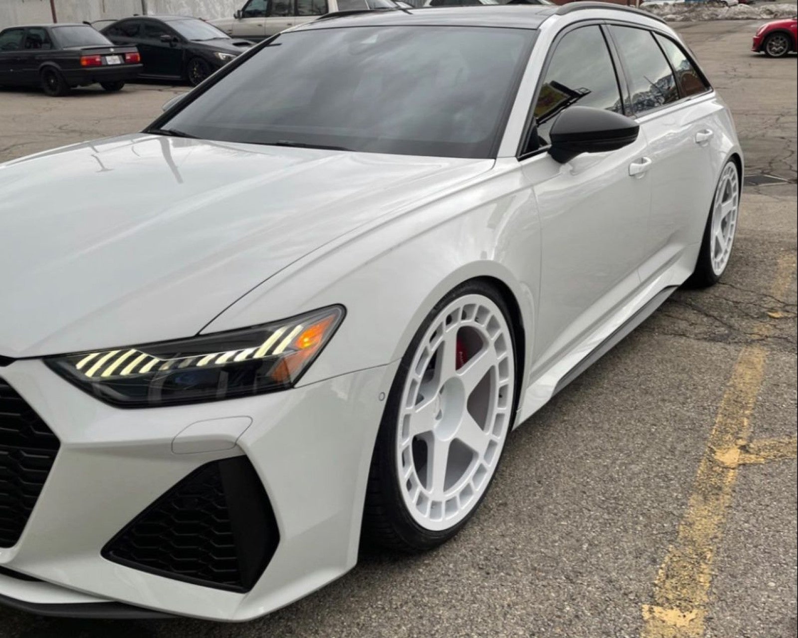 VR Forged D12-R Wheel Package Audi RS6 | Audi RS7 C8 22x10.5 Gloss White