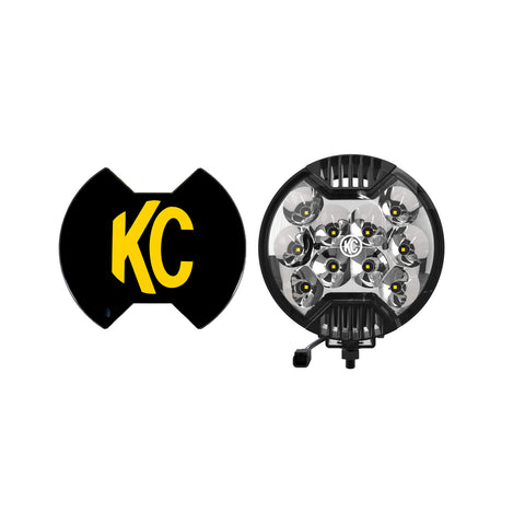 KC HiLiTES 6 inch SlimLite LED - Single Light - 50W Spot Beam