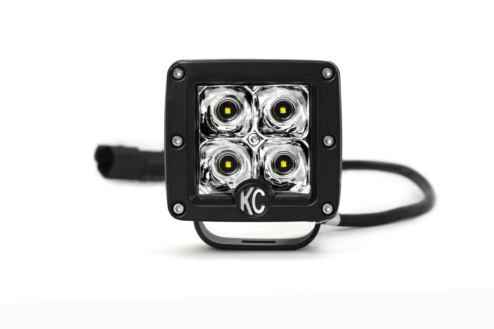 KC Hilites 3 in C-Series C3 LED - 2-Light System - 12W Spot Beam