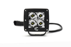 KC Hilites 3 in C-Series C3 LED - 2-Light System - 12W Spot Beam