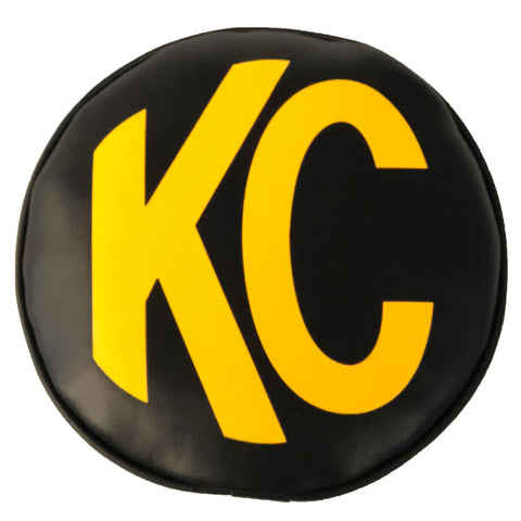 KC HiLiTES 5802 KC Cover 8in Vinyl Black Yellow PR