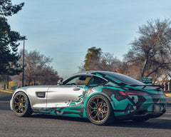 VR Forged D05 Wheel Package Mercedes AMG GT 20x9.5 21x11.5 Satin Bronze